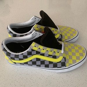 Multi Color Check Vans|Sz 9
